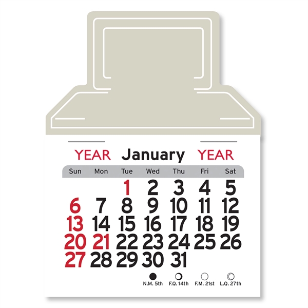 Computer Shaped Peel-N-Stick® Calendar - Image 5