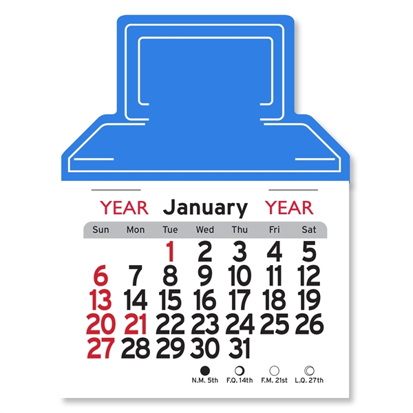 Computer Shaped Peel-N-Stick® Calendar - Image 8