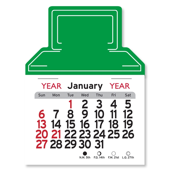 Computer Shaped Peel-N-Stick® Calendar - Image 10