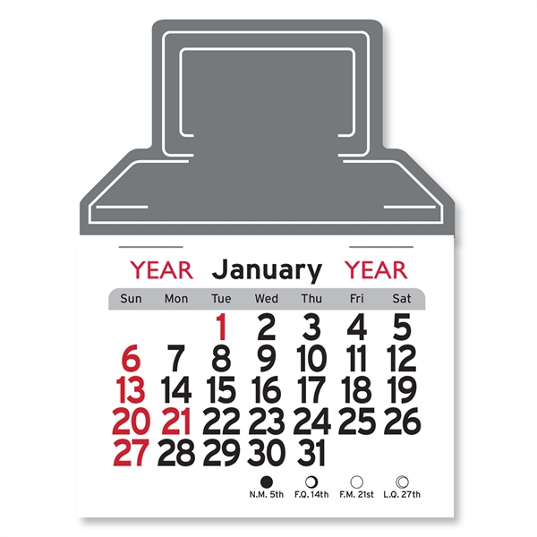 Computer Shaped Peel-N-Stick® Calendar - Image 11