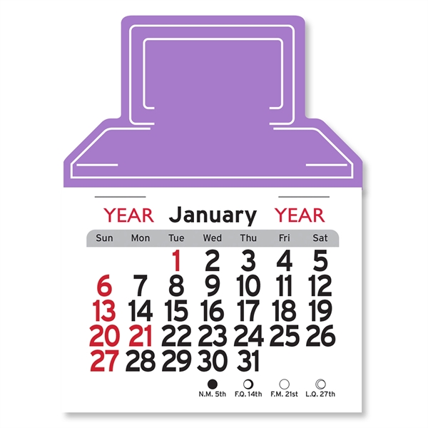 Computer Shaped Peel-N-Stick® Calendar - Image 14