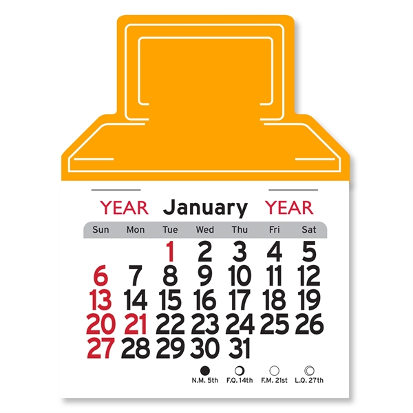 Computer Shaped Peel-N-Stick® Calendar - Image 15