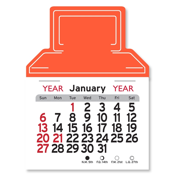 Computer Shaped Peel-N-Stick® Calendar - Image 17