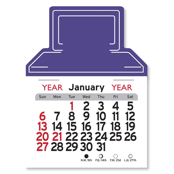 Computer Shaped Peel-N-Stick® Calendar - Image 19