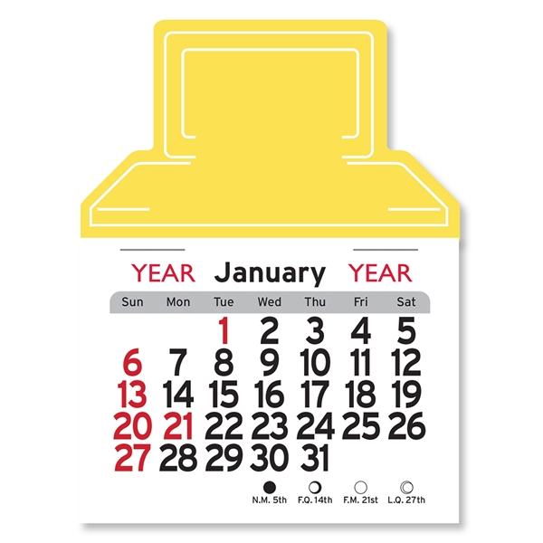 Computer Shaped Peel-N-Stick® Calendar - Image 25
