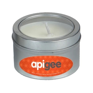 Scented Candle in Small Window Tin