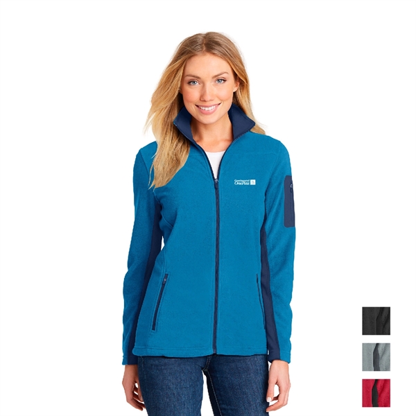 Port Authority® Ladies Summit Fleece Full-Zip Jacket - Image 1