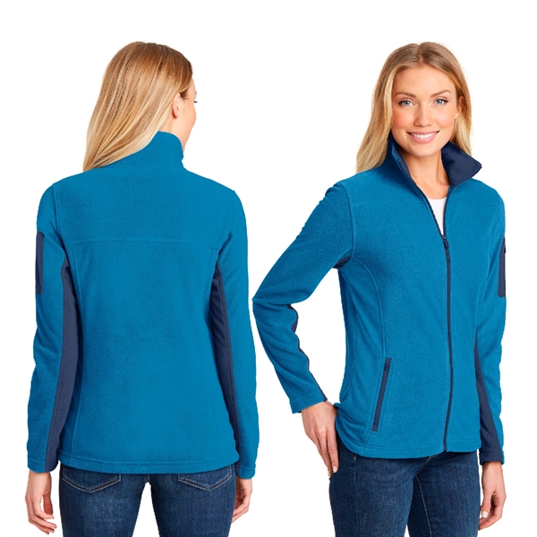 Port Authority® Ladies Summit Fleece Full-Zip Jacket - Image 2