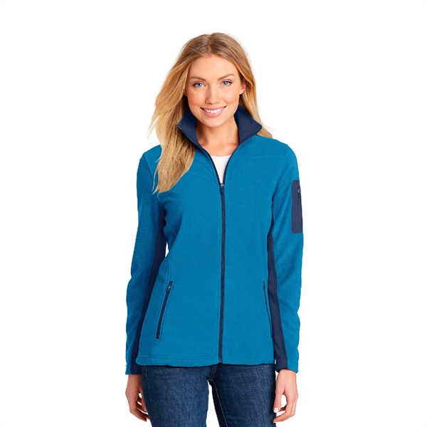 Port Authority® Ladies Summit Fleece Full-Zip Jacket - Image 4
