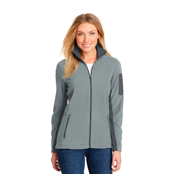 Port Authority® Ladies Summit Fleece Full-Zip Jacket - Image 5