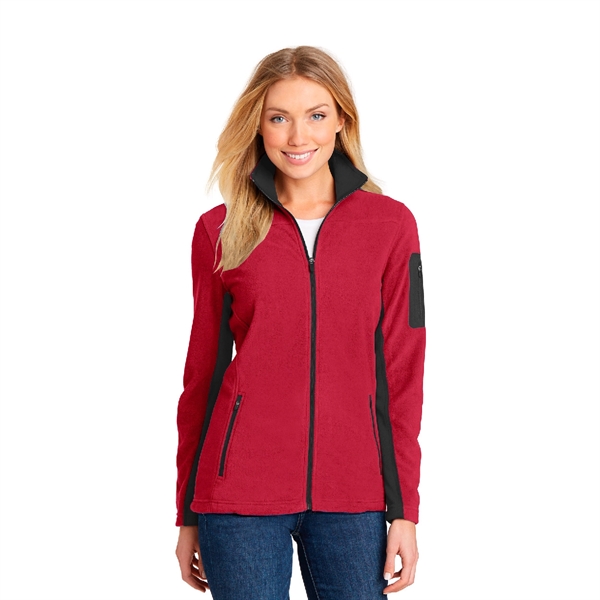 Port Authority® Ladies Summit Fleece Full-Zip Jacket - Image 6