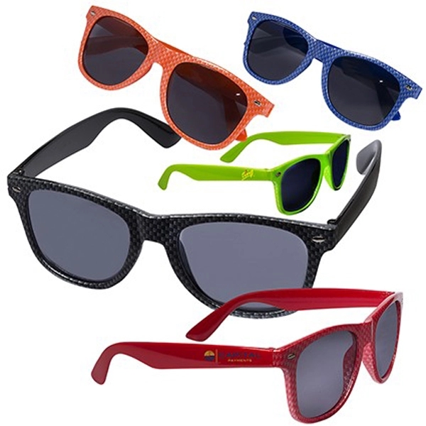 Carbon Fiber Retro Sunglasses - Image 1