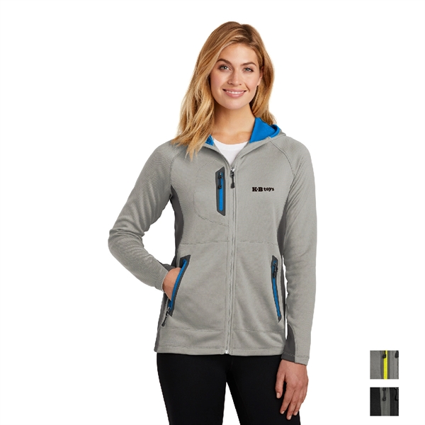 Eddie Bauer ® Ladies Sport Hooded Full-Zip Fleece Jacket - Image 1