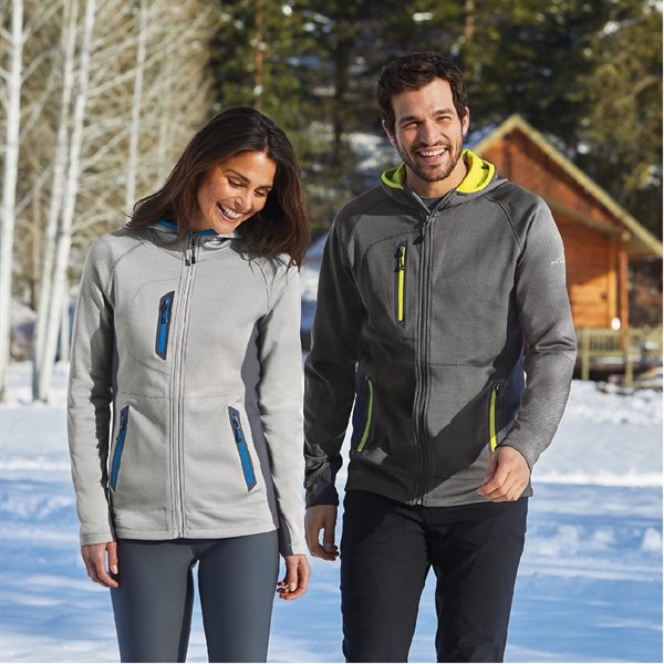 Eddie Bauer ® Ladies Sport Hooded Full-Zip Fleece Jacket - Image 3