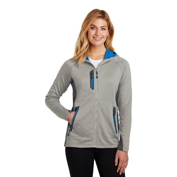 Eddie Bauer ® Ladies Sport Hooded Full-Zip Fleece Jacket - Image 4