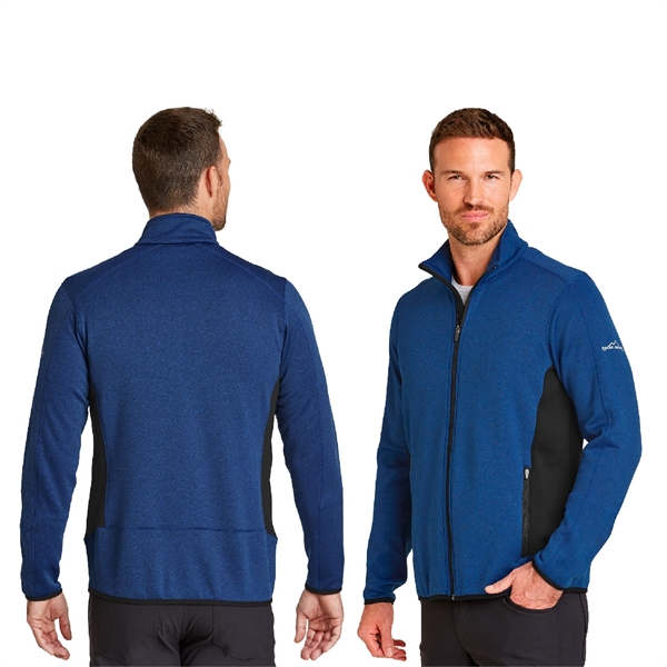 Eddie Bauer® Full-Zip Heather Stretch Fleece Jacket - Image 2