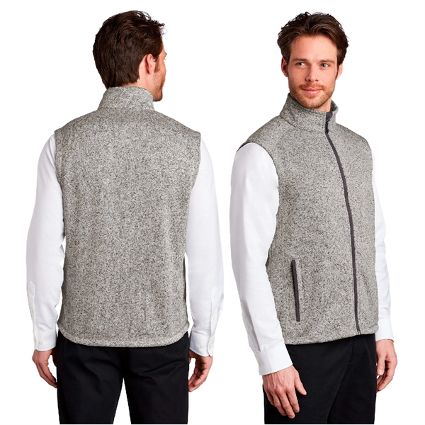 Port Authority ® Sweater Fleece Vest - Image 2