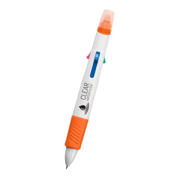 Quatro Pen With Highlighter - Image 2