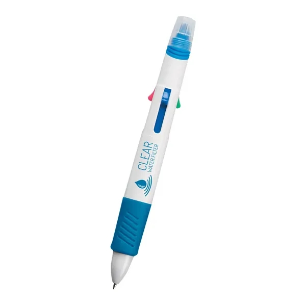 Quatro Pen With Highlighter - Image 3