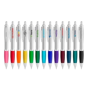 Two Tone Rainbow Curvy Gel Pen