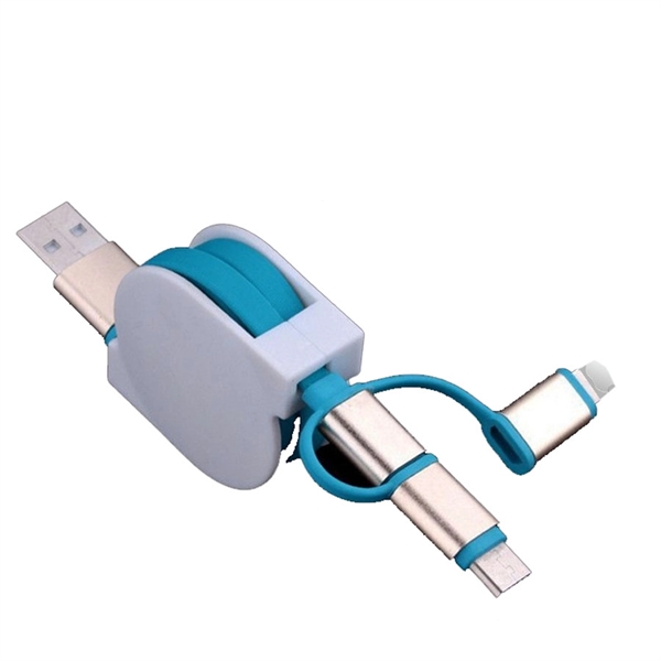 3 in 1 Retractable USB Cable - Image 3