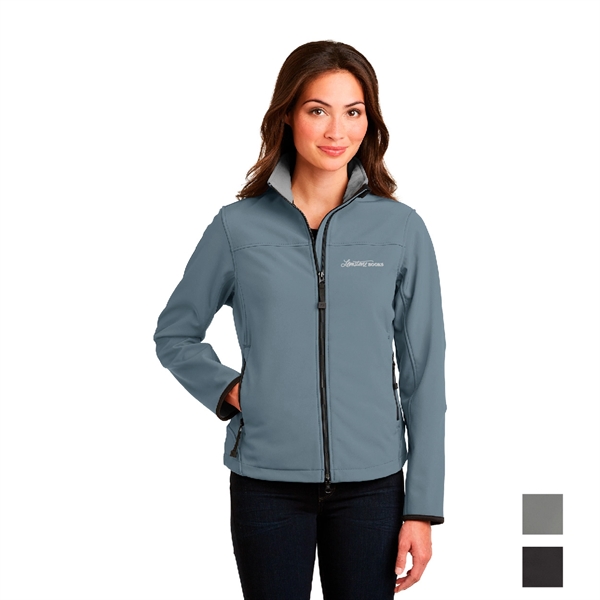 Port Authority® Ladies Glacier® Soft Shell Jacket - Image 1