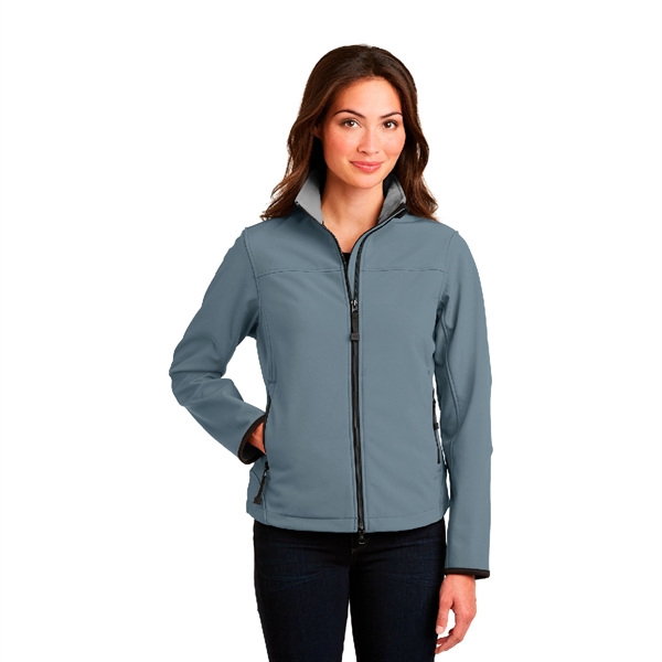 Port Authority® Ladies Glacier® Soft Shell Jacket - Image 3