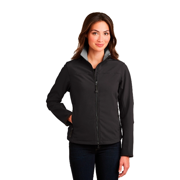 Port Authority® Ladies Glacier® Soft Shell Jacket - Image 4