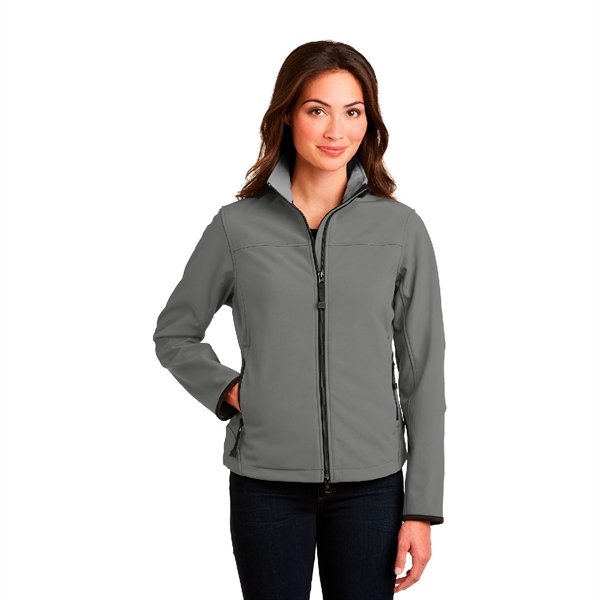 Port Authority® Ladies Glacier® Soft Shell Jacket - Image 5