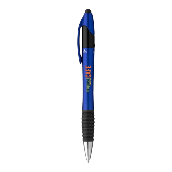 3-in-1 Colored Ink Stylus Ballpoint Pen - Image 5
