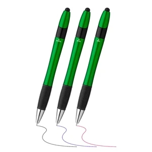 3-in-1 Colored Ink Stylus Ballpoint Pen