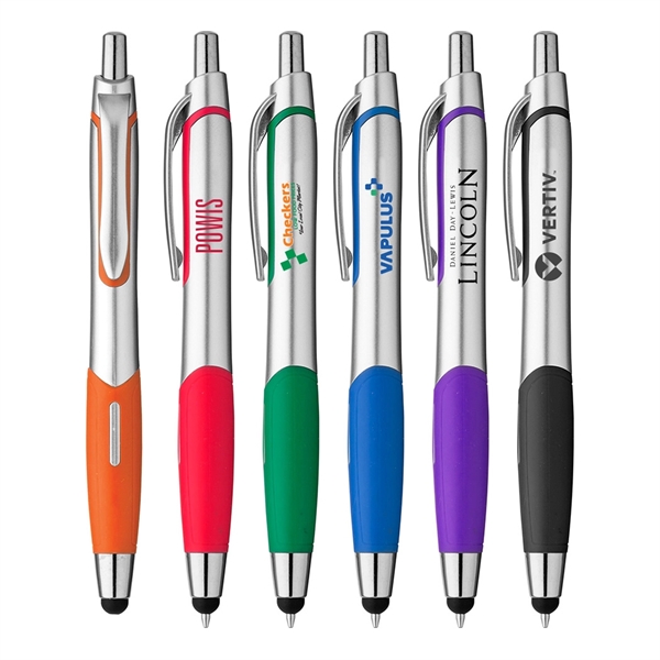 Vibrant Stylus Ballpoint Pen - Image 1