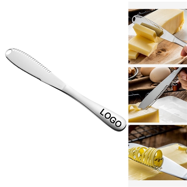 3 in 1 Stainless Steel Butter Spreader Knife - Image 1