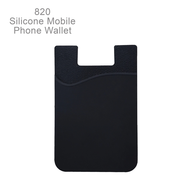 Silicone Mobile Cell Phone Wallet, Phone Accessory - Image 3