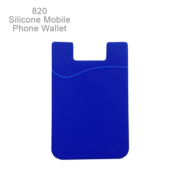 Silicone Mobile Cell Phone Wallet, Phone Accessory - Image 4