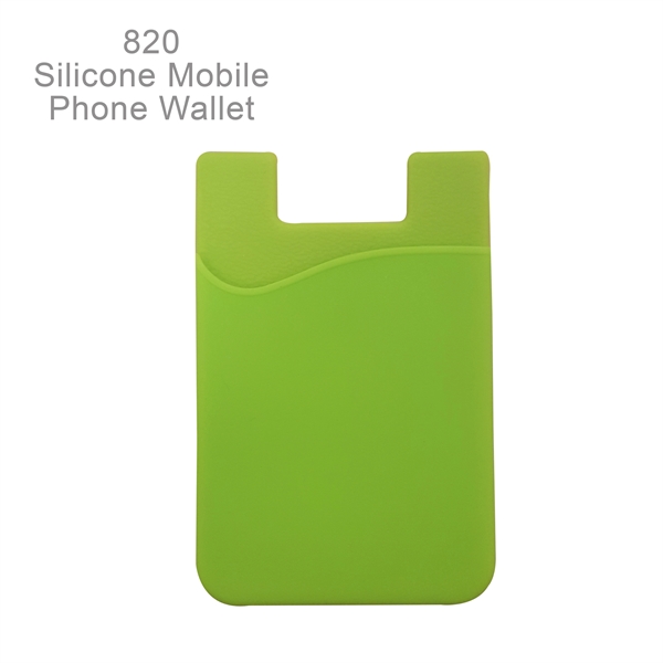 Silicone Mobile Cell Phone Wallet, Phone Accessory - Image 5