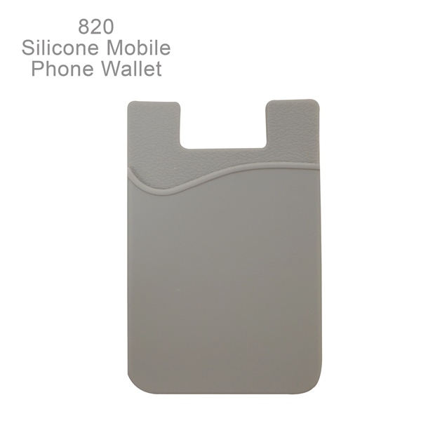 Silicone Mobile Cell Phone Wallet, Phone Accessory - Image 6