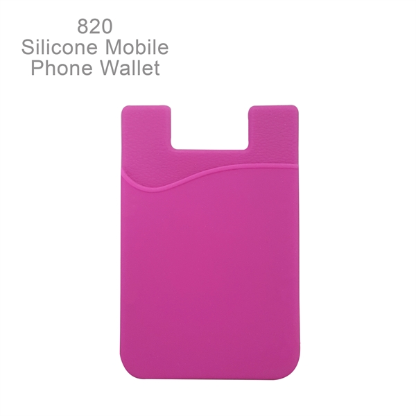 Silicone Mobile Cell Phone Wallet, Phone Accessory - Image 8