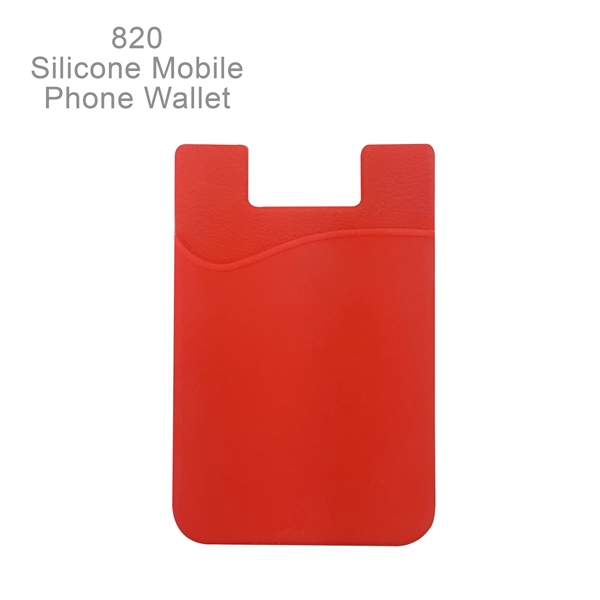 Silicone Mobile Cell Phone Wallet, Phone Accessory - Image 10