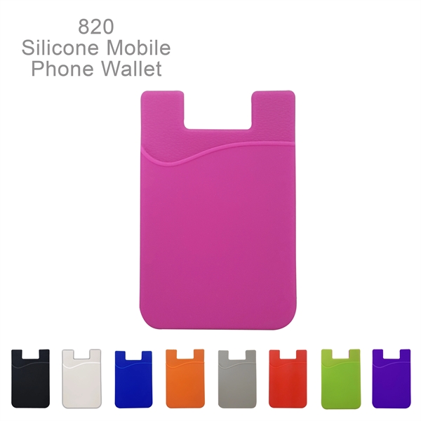 Silicone Mobile Cell Phone Wallet, Phone Accessory - Image 17
