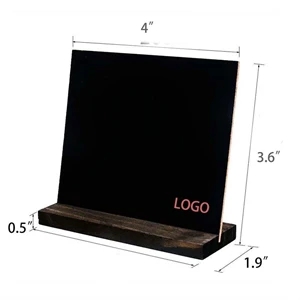 Rectangle  Reusable Chalk Board Signs   3.6" H *4" W