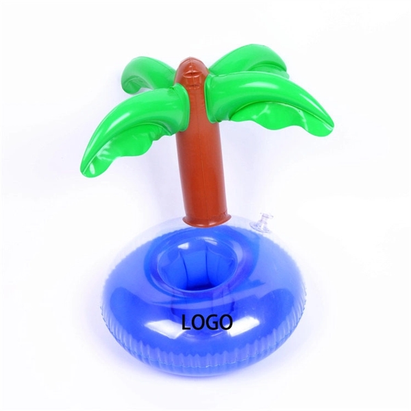 Inflatable Fun Palm Tree Float Cup Holder - Image 2