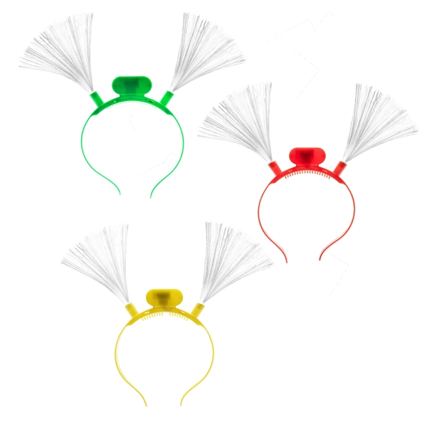 LED Fiber Optic Headbands - Assorted Colors - Image 2