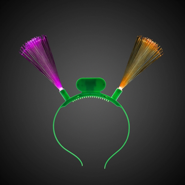 LED Fiber Optic Headbands - Assorted Colors - Image 3