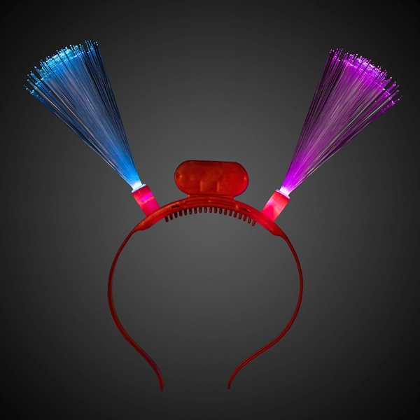 LED Fiber Optic Headbands - Assorted Colors - Image 6