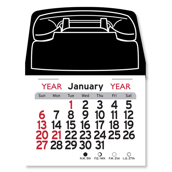 Telephone Peel-N-Stick® Calendar - Image 4