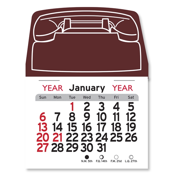 Telephone Peel-N-Stick® Calendar - Image 7