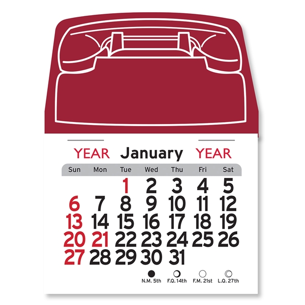 Telephone Peel-N-Stick® Calendar - Image 9