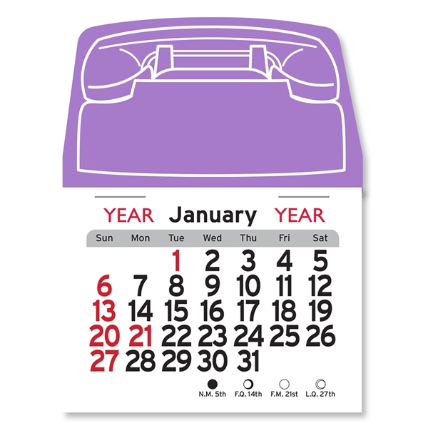 Telephone Peel-N-Stick® Calendar - Image 14