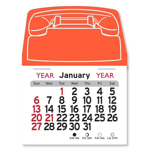 Telephone Peel-N-Stick® Calendar - Image 17